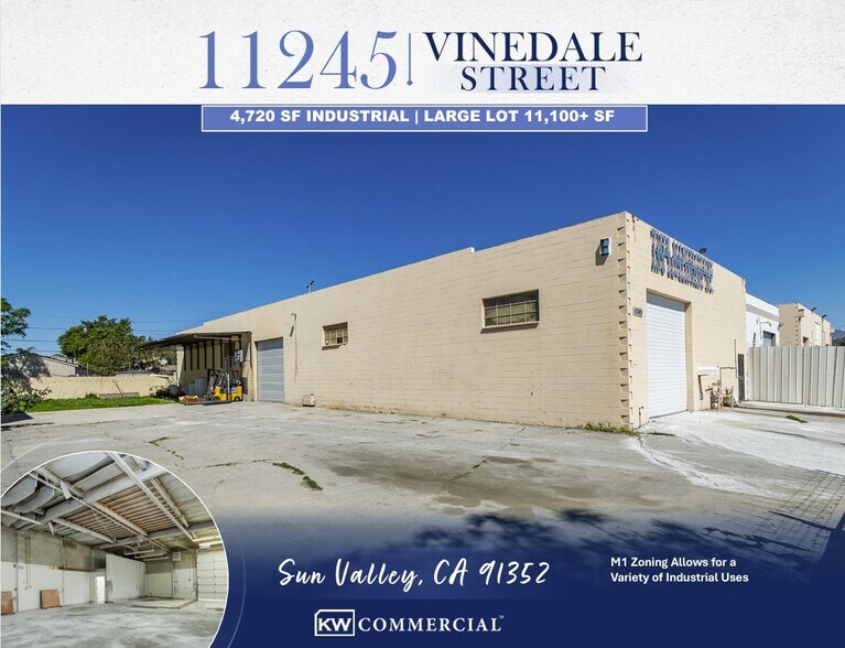 11245 Vinedale St, Sun Valley, CA à vendre - Photo principale - Image 1 de 9