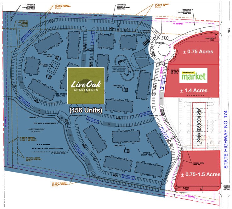 Highway 174, Cleburne, TX à louer Plan de site- Image 1 de 2