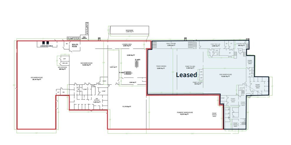 970 Woodland Ave, Columbus, OH à louer Plan d’étage- Image 1 de 1