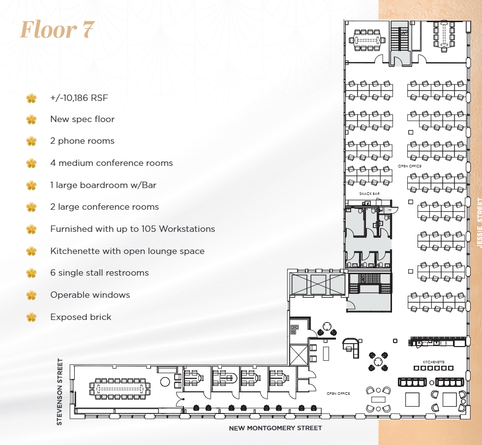 55 New Montgomery St, San Francisco, CA for lease Floor Plan- Image 1 of 1