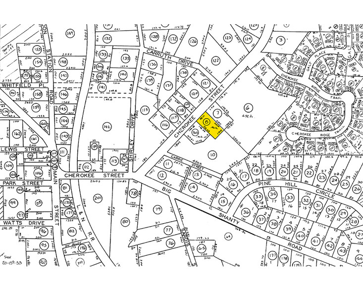 2914 Cherokee St, Kennesaw, GA à louer - Plan cadastral - Image 2 de 37