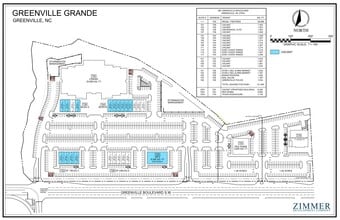 744 SW Greenville Blvd, Greenville, NC à louer Plan de site- Image 1 de 1