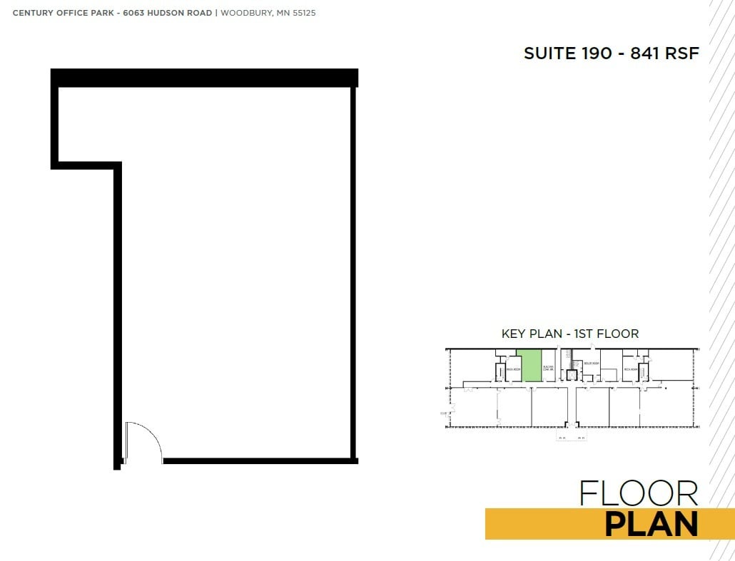 6063 Hudson Rd, Woodbury, MN for lease Floor Plan- Image 1 of 1