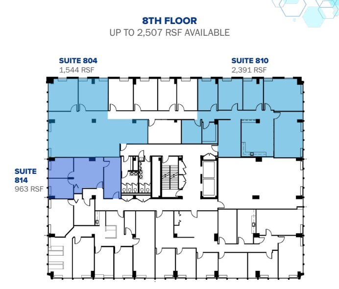 8701 Georgia Ave, Silver Spring, MD à louer Plan d  tage- Image 1 de 1