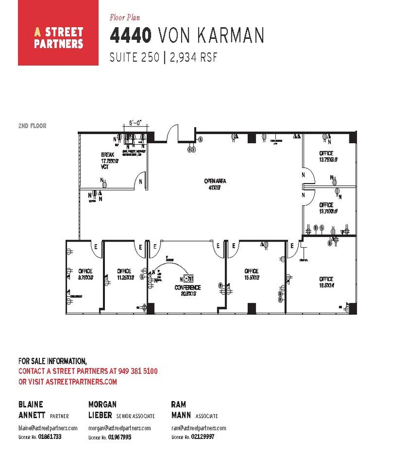 4440 Von Karman Ave, Newport Beach, CA 92660 - Unit 250 -  - Floor Plan - Image 1 of 1