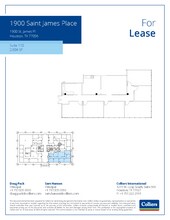 1900 St James Pl, Houston, TX for lease Floor Plan- Image 1 of 1