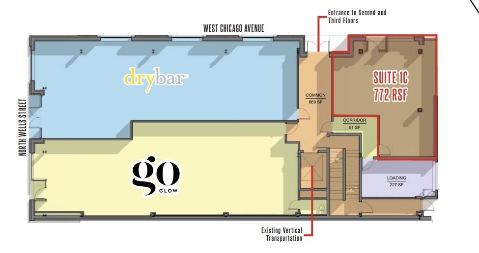 755 N Wells St, Chicago, IL for lease Floor Plan- Image 1 of 1