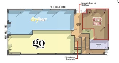 755 N Wells St, Chicago, IL for lease Floor Plan- Image 1 of 1