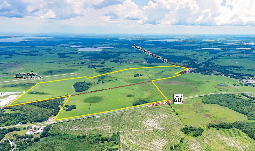 Highway 60 W, Lake Wales, FL à vendre - Aérien - Image 3 de 9