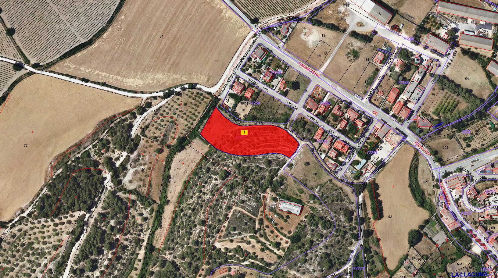 Land in La Torre de Claramunt, Barcelona for sale Plat Map- Image 1 of 3