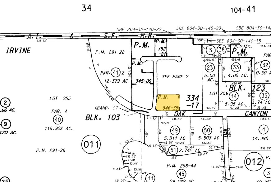 10 Post, Irvine, CA for lease - Plat Map - Image 3 of 3