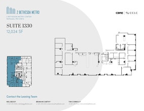 2 Bethesda Metro Ctr, Bethesda, MD à louer Plan d’étage- Image 1 de 1
