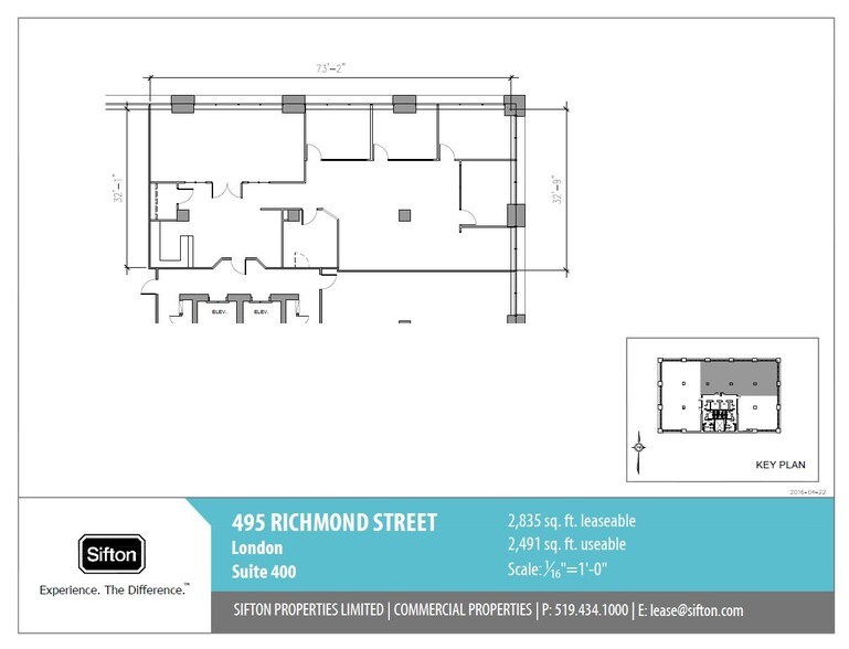 495 Richmond St, London, ON à louer - Plan d’étage - Image 3 de 3