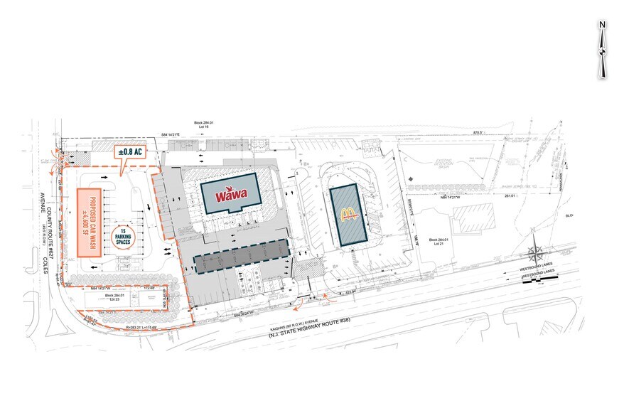 2426-2428 Route 38, Cherry Hill, NJ for lease - Site Plan - Image 2 of 4