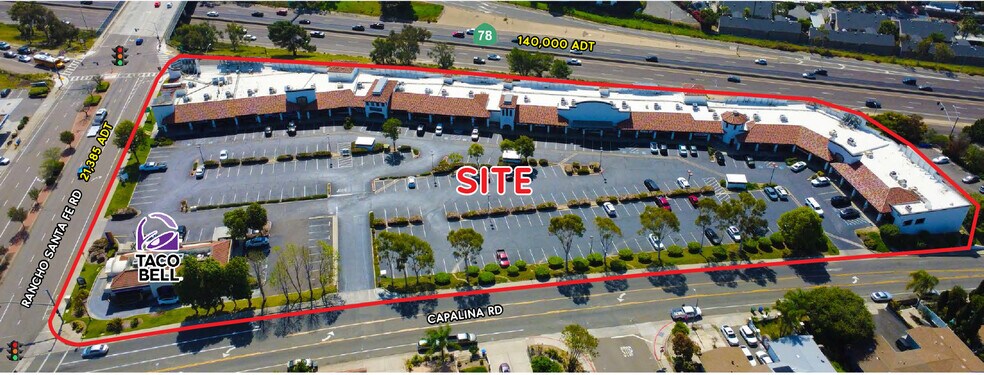 100-120 N Rancho Santa Fe Rd, San Marcos, CA à louer - Photo du bâtiment - Image 2 de 4