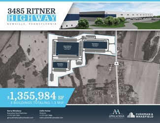 Plus de détails pour 3485 Ritner Hwy, Newville, PA - Industriel à louer