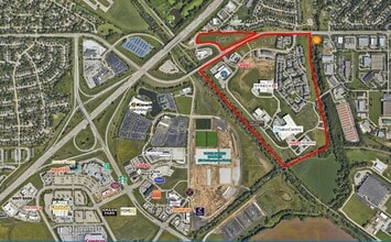 I-80 and Harrison Street, La Vista, NE - Aerial  map view - Image1