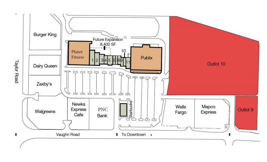 Vaughn Rd, Montgomery, AL à vendre - Plan de site - Image 3 de 3