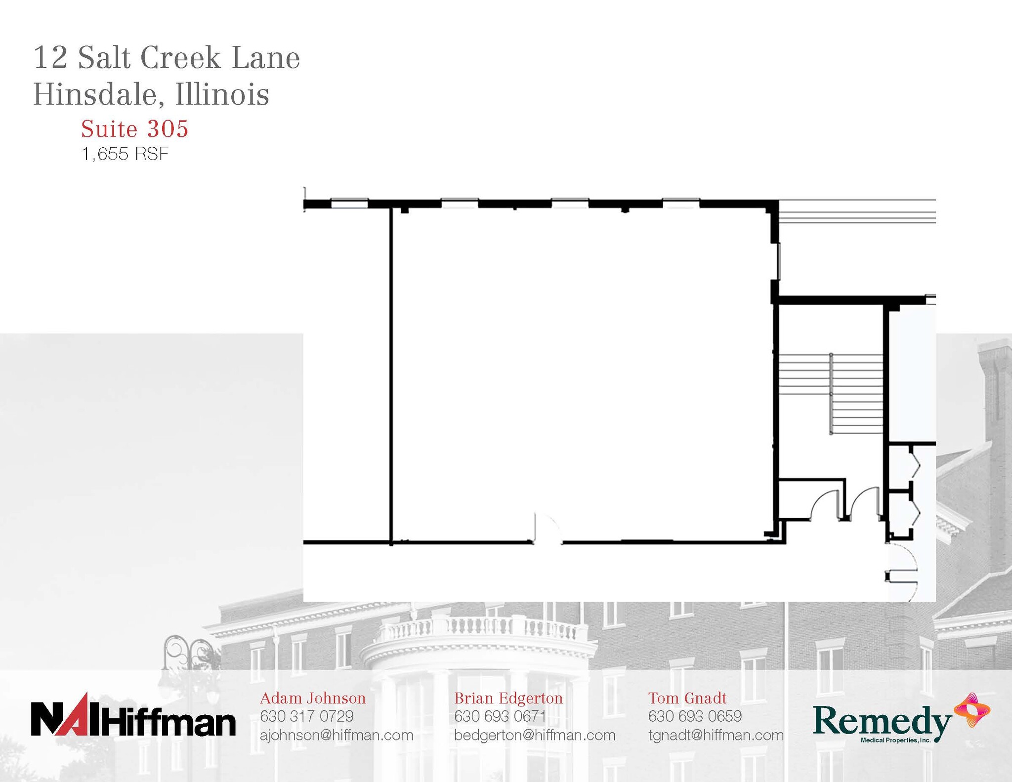 12 Salt Creek Ln, Hinsdale, IL for lease Floor Plan- Image 1 of 1