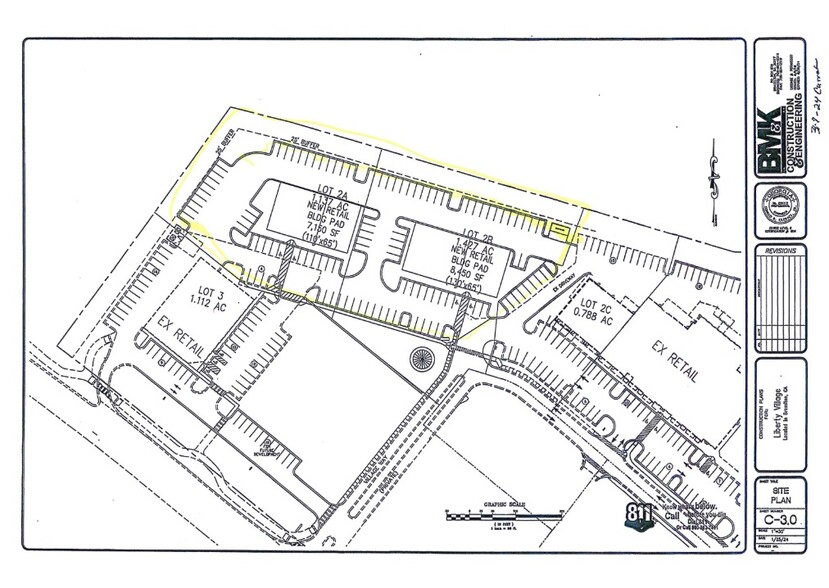 Hwy 211, Braselton, GA à vendre - Plan de site - Image 2 de 2