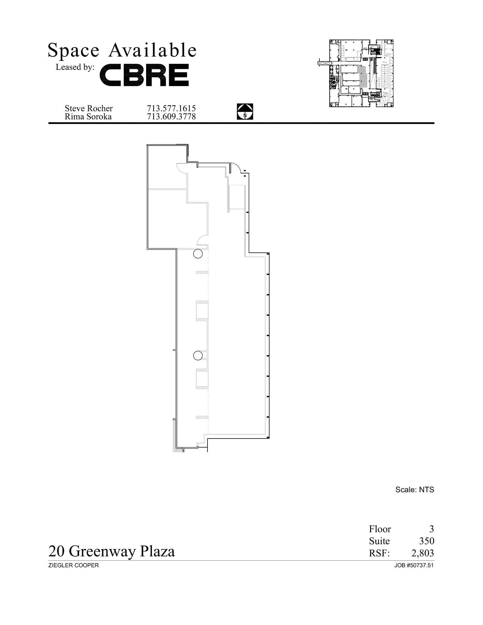 20 Greenway Plz, Houston, TX for lease Site Plan- Image 1 of 1