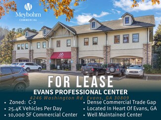 Plus de détails pour 4246 Washington Rd, Evans, GA - Bureau à louer