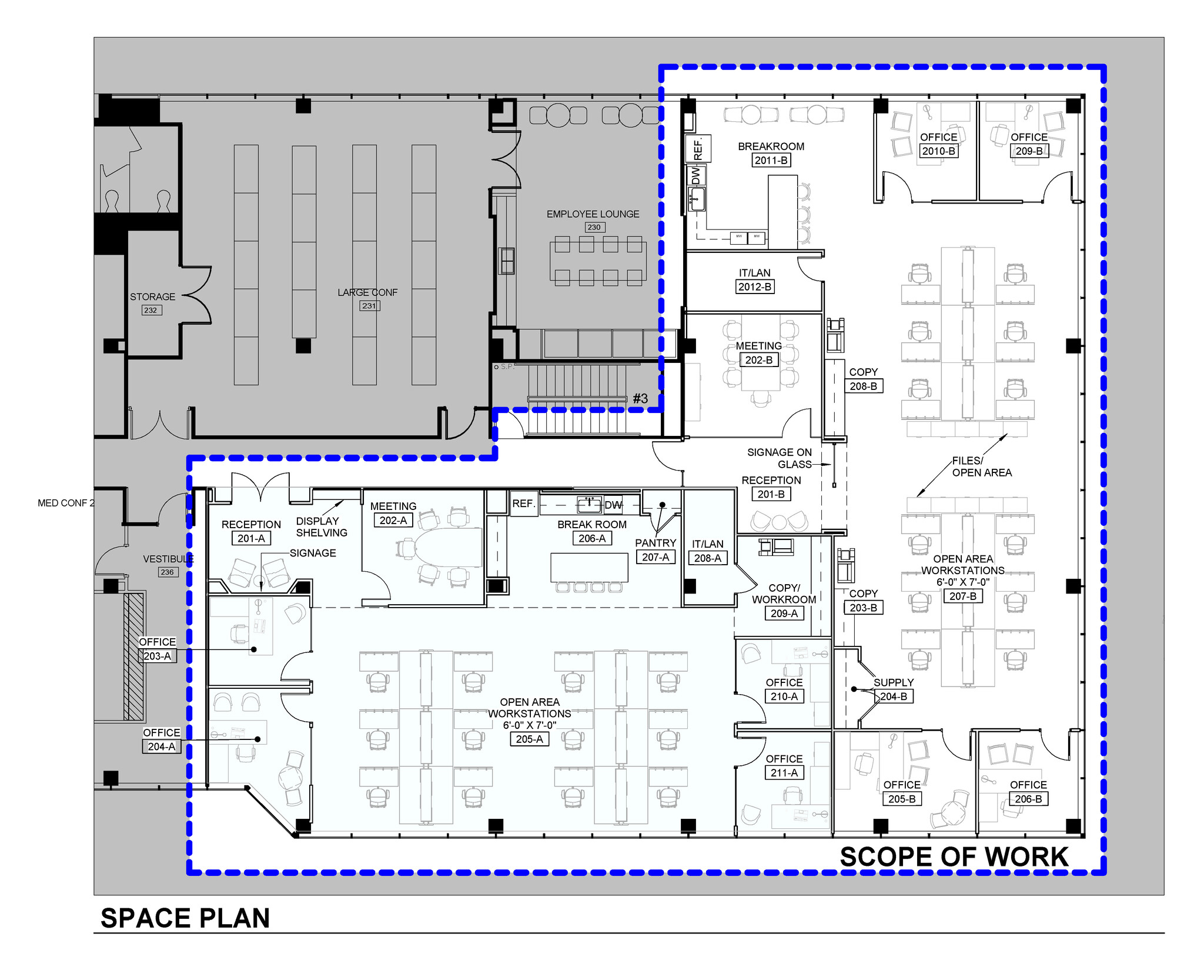 9990 Fairfax Blvd, Fairfax, VA à louer Plan d  tage- Image 1 de 1