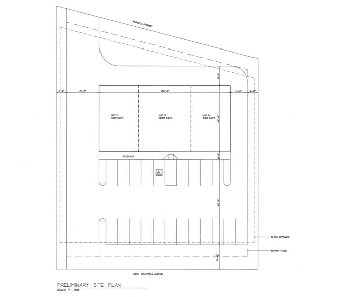 633 W Columbia Ave, Batesburg, SC for lease - Site Plan - Image 3 of 3