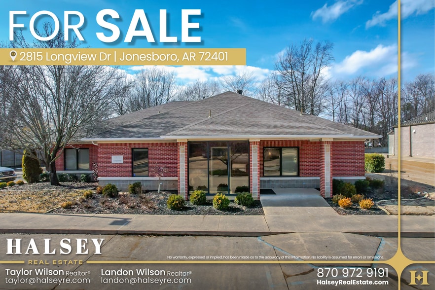 2815 Longview Dr, Jonesboro, AR for sale - Building Photo - Image 1 of 6