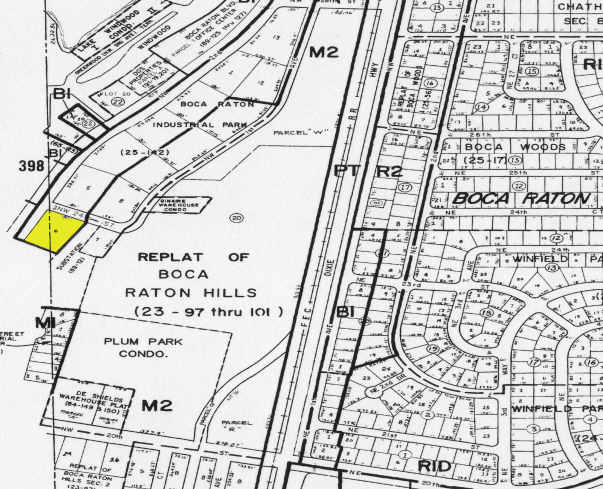 160 NW 24th St, Boca Raton, FL à louer - Plan cadastral - Image 3 de 9