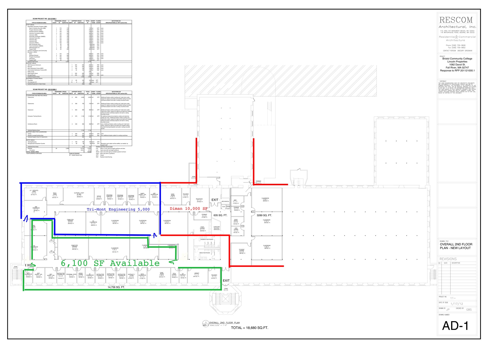 1082 Davol St, Fall River, MA à louer Plan de site- Image 1 de 13