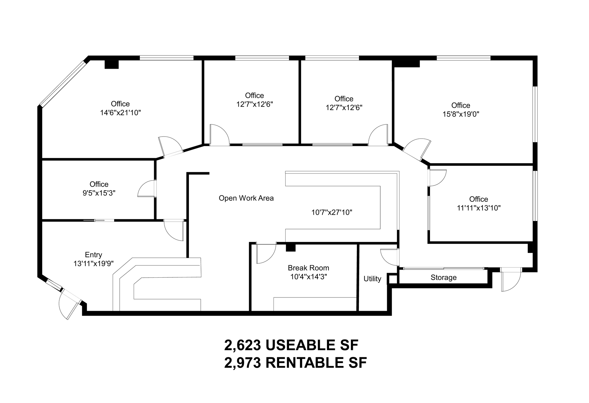 3585 E Flamingo Rd, Las Vegas, NV for lease Floor Plan- Image 1 of 13
