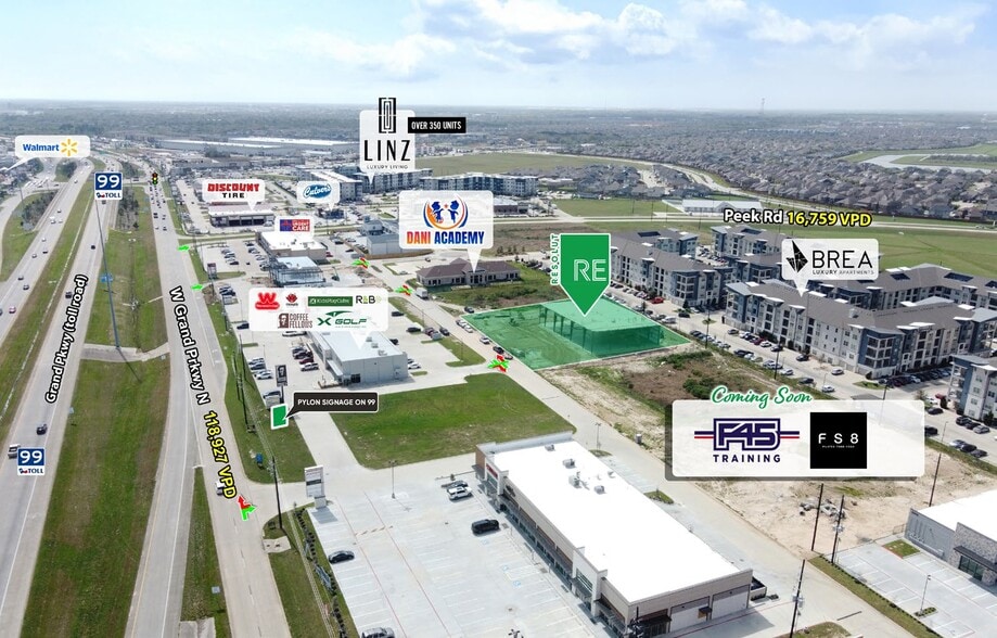 00 Peek Rd, Katy, TX à louer - Aérien - Image 3 de 4