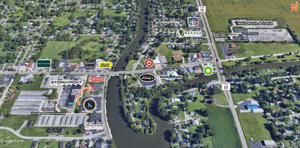 3975-3981 Lake Dr, Pontoon Beach, IL à louer - Photo du bâtiment - Image 2 de 3