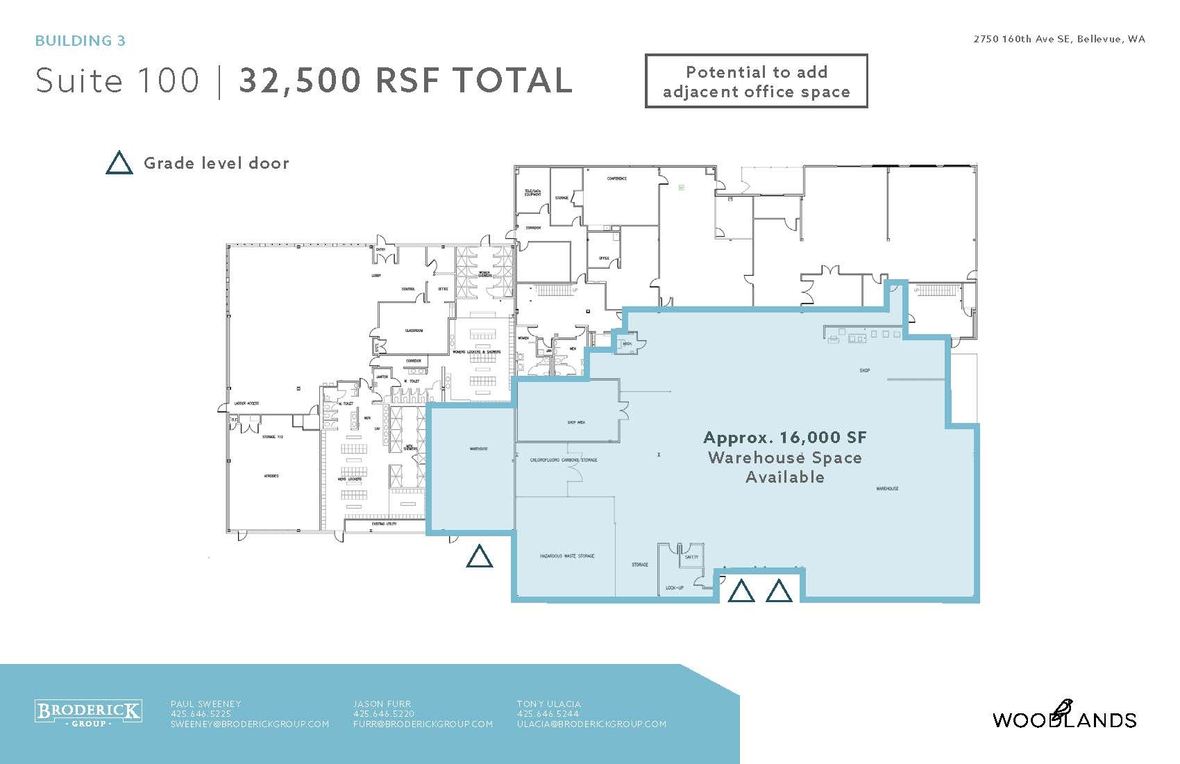 2810 160th Ave SE, Bellevue, WA for lease Floor Plan- Image 1 of 1