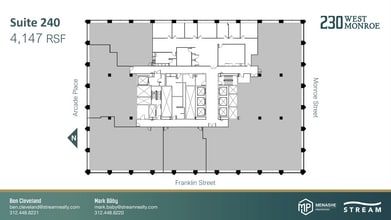 230 W Monroe St, Chicago, IL for lease Floor Plan- Image 1 of 1