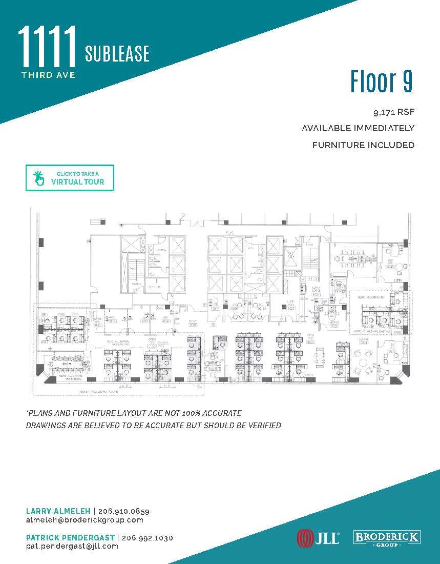 1111 3rd Ave, Seattle, WA for lease Floor Plan- Image 1 of 1