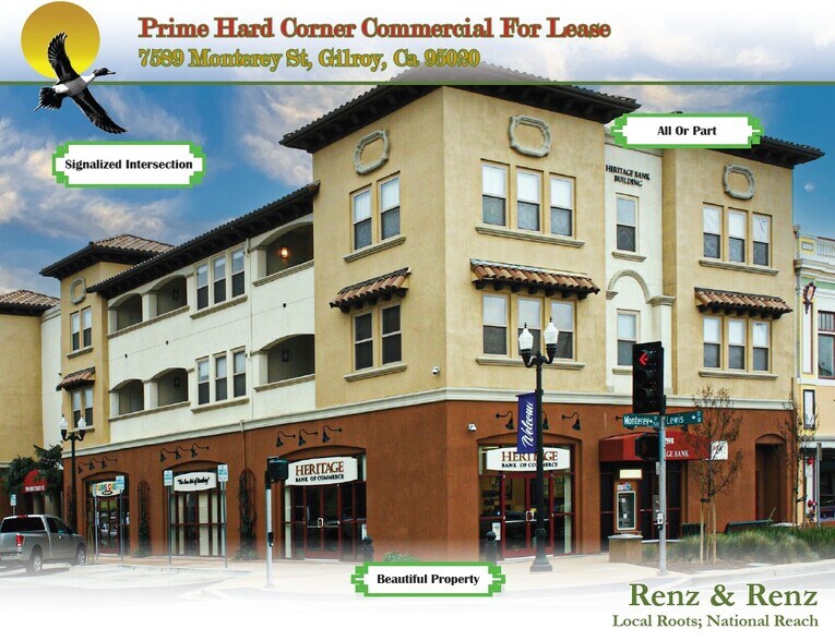 7598 Monterey St, Gilroy, CA à louer - Photo du bâtiment - Image 1 de 3
