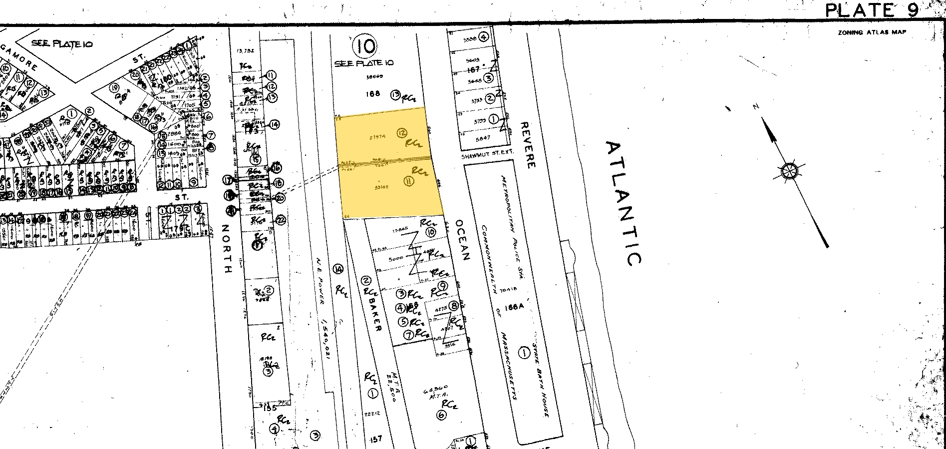 646 Ocean Ave, Revere, MA à vendre Plan cadastral- Image 1 de 1