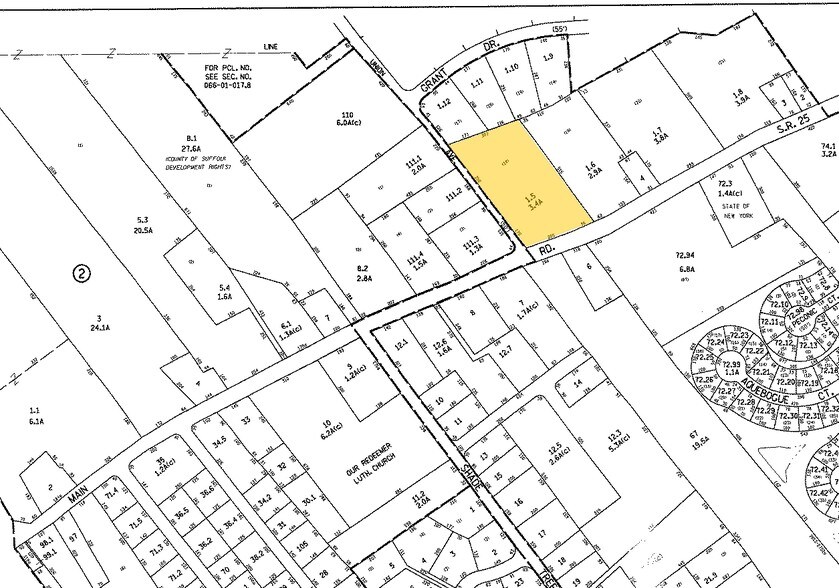 374 Main Rd, Riverhead, NY à vendre - Plan cadastral - Image 2 de 4