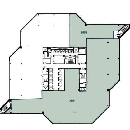 1001 Boul Robert-Bourassa, Montréal, QC for lease Floor Plan- Image 1 of 1