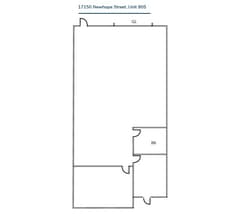 17150 Newhope St, Fountain Valley, CA for lease Floor Plan- Image 1 of 2