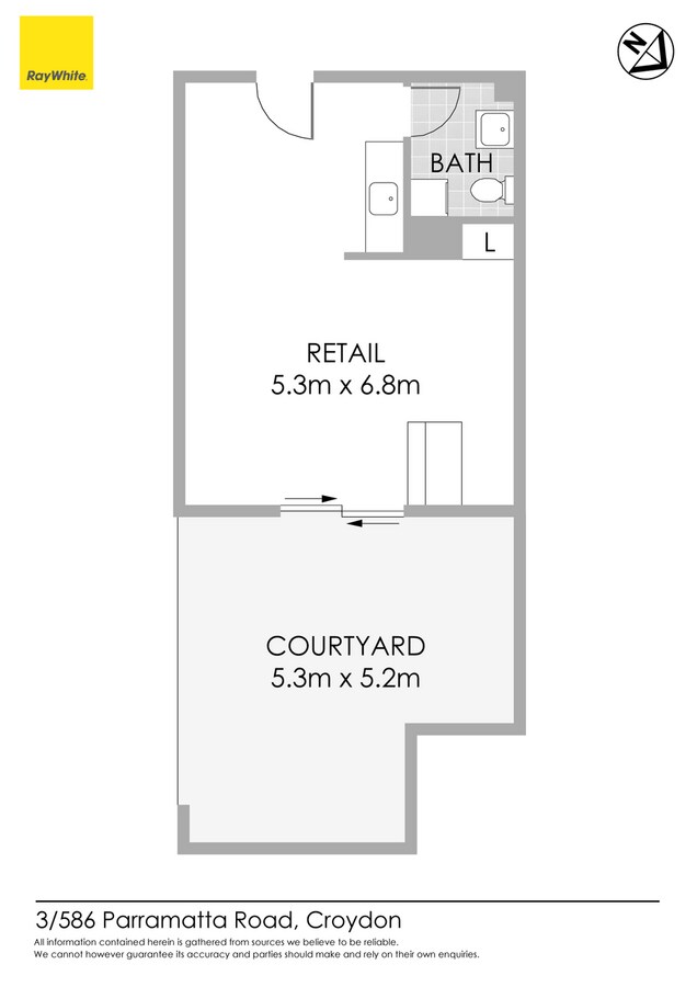 586 Parramatta Rd, Croydon, NSW 2132 - Unité 3 -  - Plan d’étage - Image 1 of 5