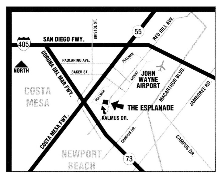 3001 Red Hill Ave, Costa Mesa, CA à louer - Plan de site - Image 3 de 11