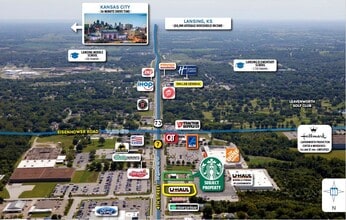 4824 S 4th St, Leavenworth, KS - Aérien  Vue de la carte
