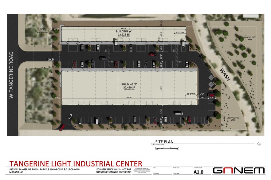 8155 Tangerine rd, Marana, AZ for sale - Site Plan - Image 1 of 1