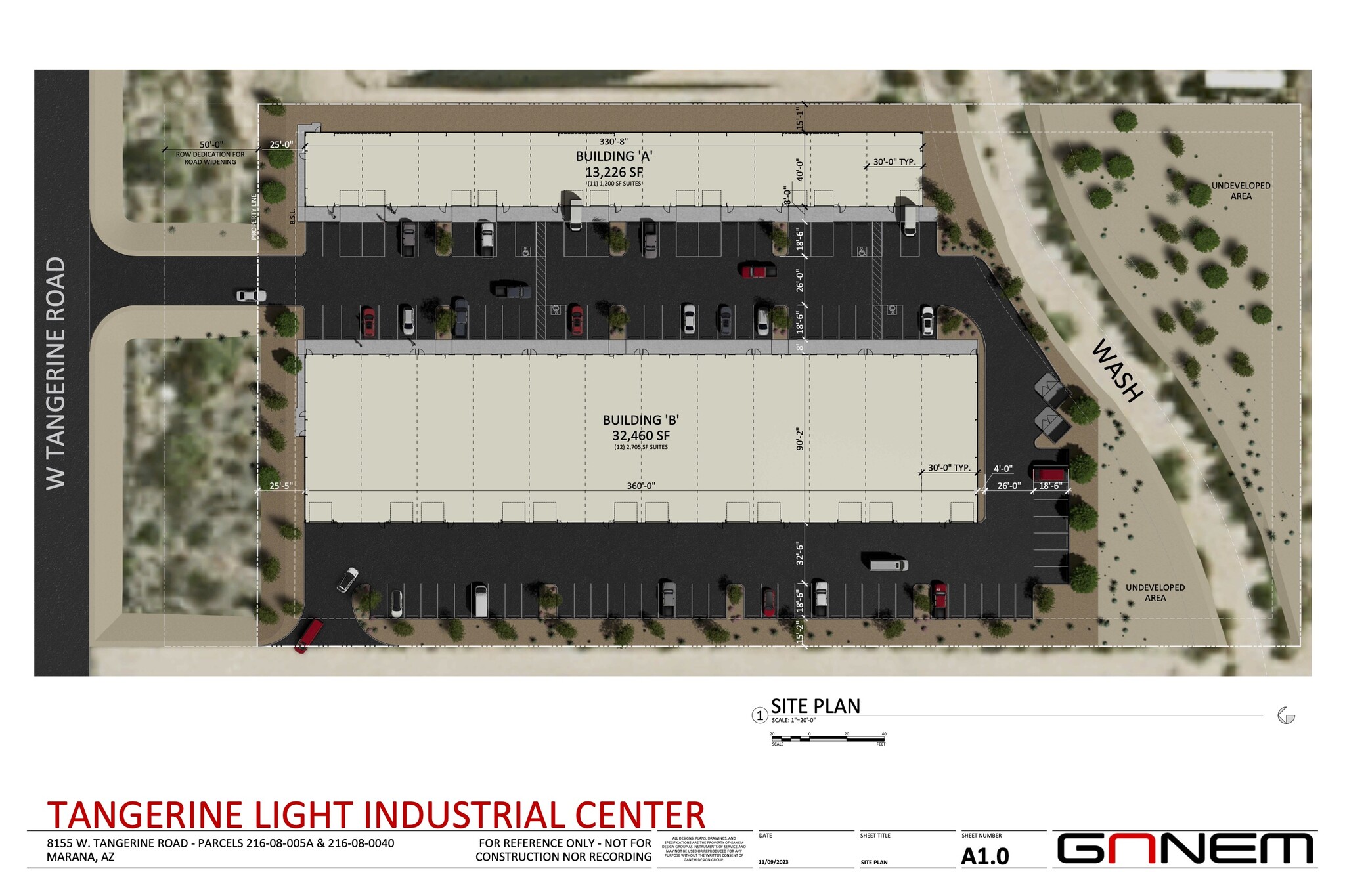 8155 Tangerine rd, Marana, AZ for sale Site Plan- Image 1 of 2