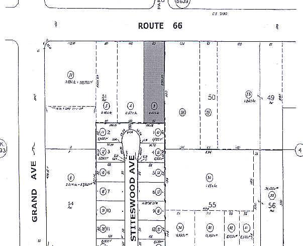502 W Route 66, Glendora, CA à louer - Plan cadastral - Image 3 de 10