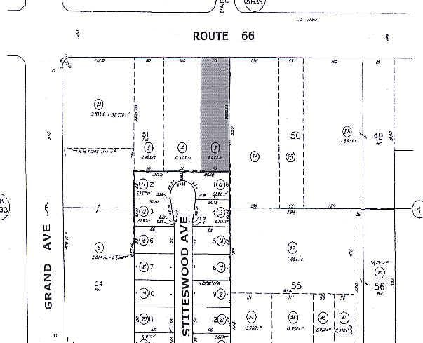 502 W Route 66, Glendora, CA for lease - Plat Map - Image 3 of 10
