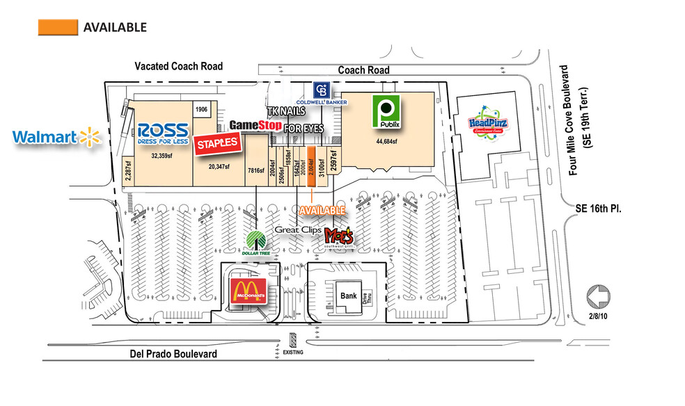 1631 Del Prado Blvd S, Cape Coral, FL for lease - Site Plan - Image 2 of 15